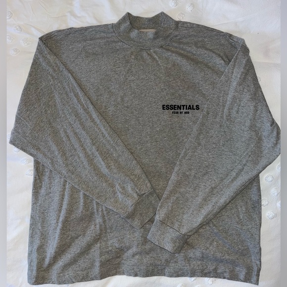 Fear of God Essentials Long Sleeve Cotton T-Shirt - Picture 6 of 11